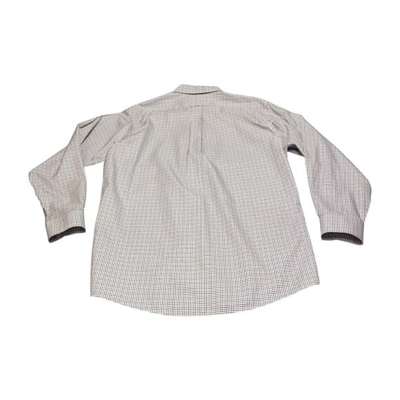 Gold Label Roundtree & Yorke Dress Shirt Men's 16 Multi Check Cotton Button-Down - Picture 2 of 8